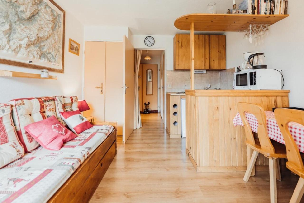 Апартаменты Furnished Studio At The Foot Of The Slopes With A Balcony & Mountains View Сен-Жерве-Ле-Бэн Экстерьер фото