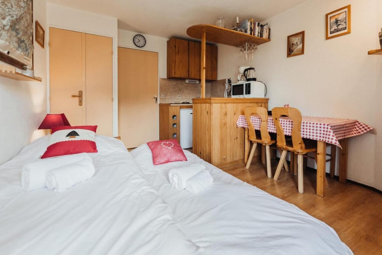 Апартаменты Furnished Studio At The Foot Of The Slopes With A Balcony & Mountains View Сен-Жерве-Ле-Бэн Экстерьер фото